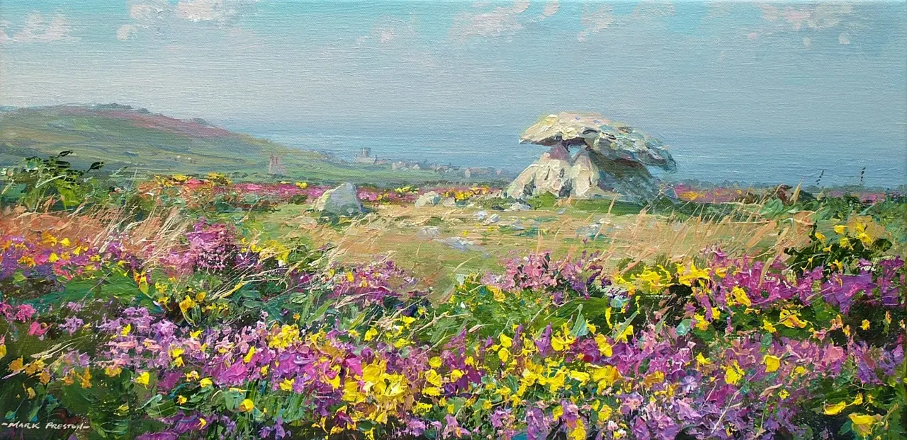 Mark Preston - heather and gorse, chun quoit